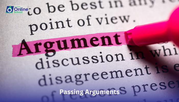 Lesson 08: Passing Arguments